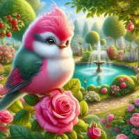 Jigsaw Puzzle Bright bird