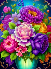 Puzzle Bright bouquet