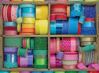 Rätsel Box with ribbons