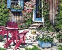 Jigsaw Puzzle Country garden