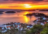 Puzzle Sunset over Arendal