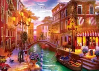 Пазл Закат над Венецией