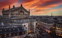 Puzzle Sunset in Paris