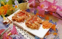 Jigsaw Puzzle Appetizer skewers