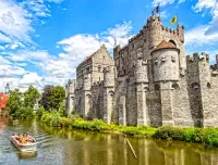 Quebra-cabeça Castle of the Counts of Flanders