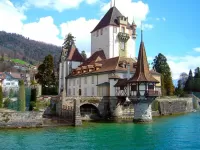 Slagalica Castle on the river