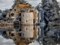 Puzzle Castle on water