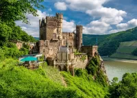 Jigsaw Puzzle Rheinstein Castle