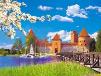 Jigsaw Puzzle Castle in Trakai