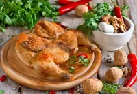 Jigsaw Puzzle Baked chicken