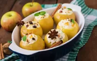 Jigsaw Puzzle Baked apples