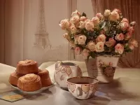 Quebra-cabeça Breakfast in Paris