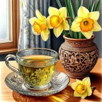 Слагалица Green tea