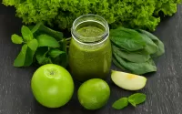 Jigsaw Puzzle green smoothie