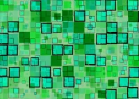 Jigsaw Puzzle Green squares