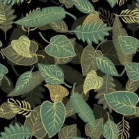 Jigsaw Puzzle Green leaves