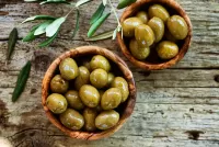 Jigsaw Puzzle Green olives