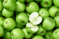 パズル Green apples