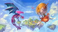 Jigsaw Puzzle The land of dragons