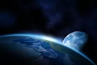 Пазл Земля и Луна