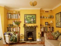 Zagadka Yellow living room