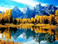 Jigsaw Puzzle Autumn in mountains