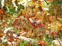 Jigsaw Puzzle Life in a village 2