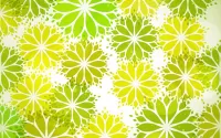 Puzzle Yellow-green pattern