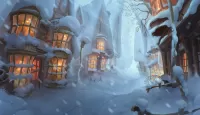 Puzzle Winter in Hogsmeade