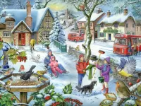 Jigsaw Puzzle Winter morning1