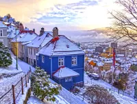 Jigsaw Puzzle Winter Bergen