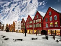 Puzzle Winter Bergen