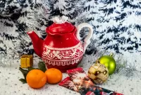 Quebra-cabeça Winter teapot