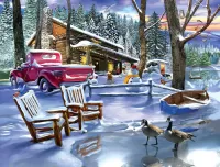 Jigsaw Puzzle Winter day
