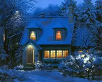 Puzzle Winter cottage