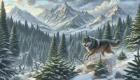 Jigsaw Puzzle Winter forest