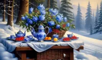 Jigsaw Puzzle Winter still life