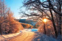 Bulmaca Winter landscape