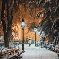 Zagadka Winter evening