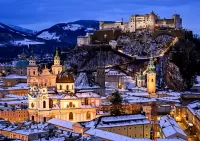 Jigsaw Puzzle Winter Salzburg