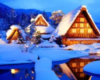 Puzzle Winter village