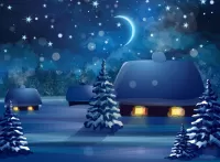 Zagadka Winter night