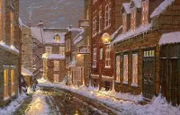 Puzzle Winter street