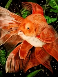 Пазл Золотая рыбка