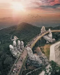 Quebra-cabeça Golden bridge Da Nang