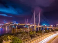 パズル Golden bridge. Vladivostok