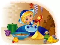 Puzzle Cinderella and mice