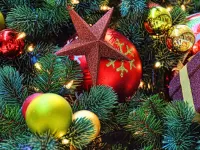 Quebra-cabeça Christmas tree star