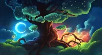 Rompecabezas Starry tree