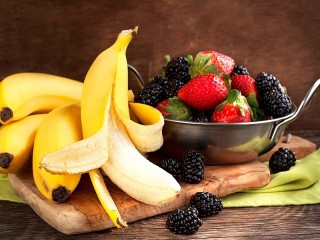 Пазл «Бананы и ягоды»